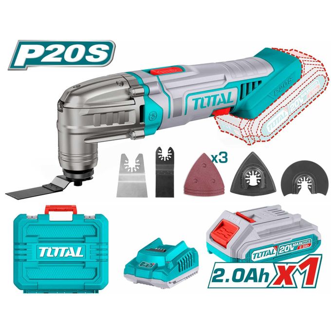 TOTAL TMLI20228 20V Cordless Multi-Tool