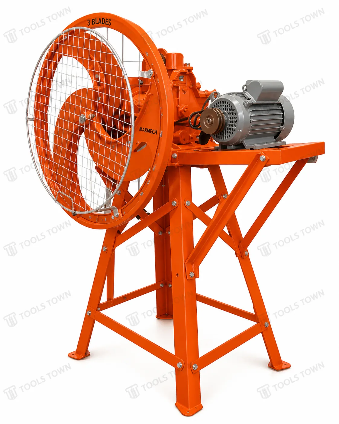 Milano 3 Blade Chaff Cutter Without Motor or Engine