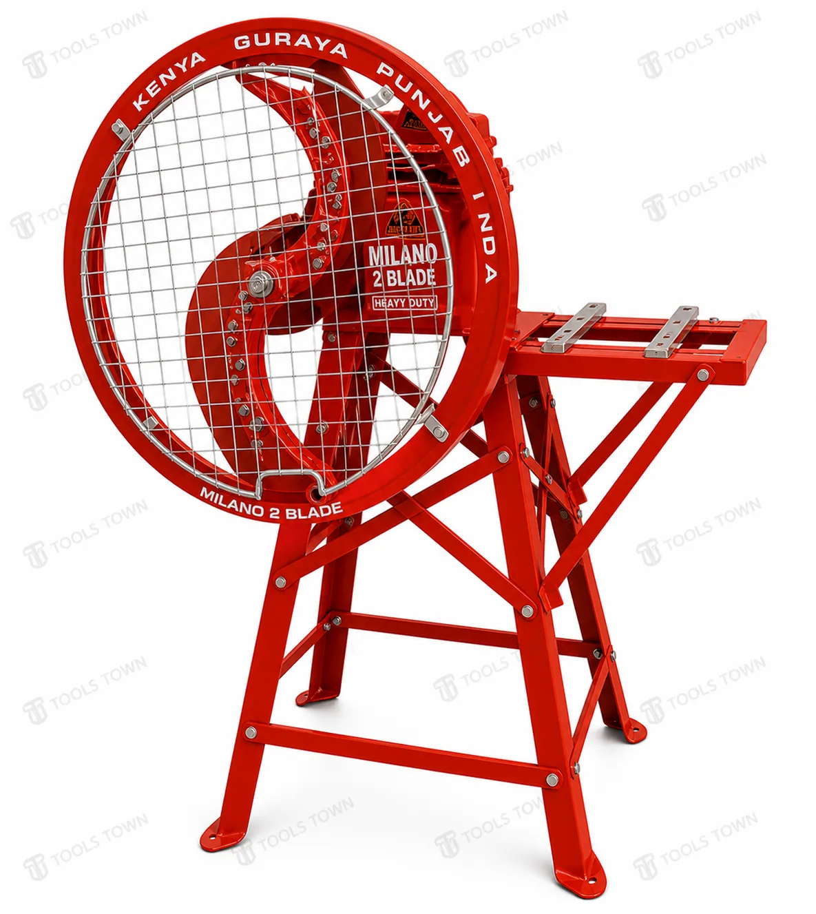 Milano 2 Blade Chaff Cutter Without Motor or Engine