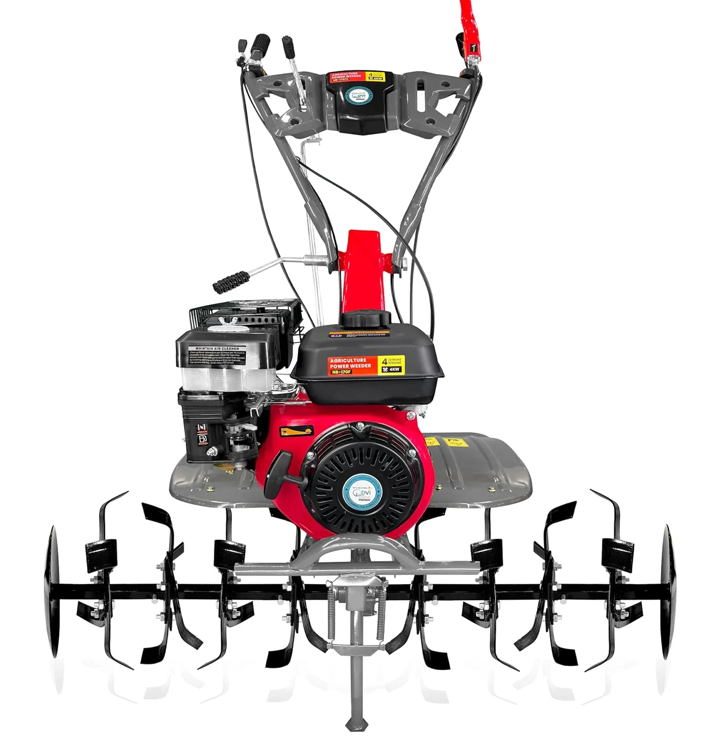 JIADI JD Power Tiller Petrol Powered 7.5HP Engine With Two Tillers